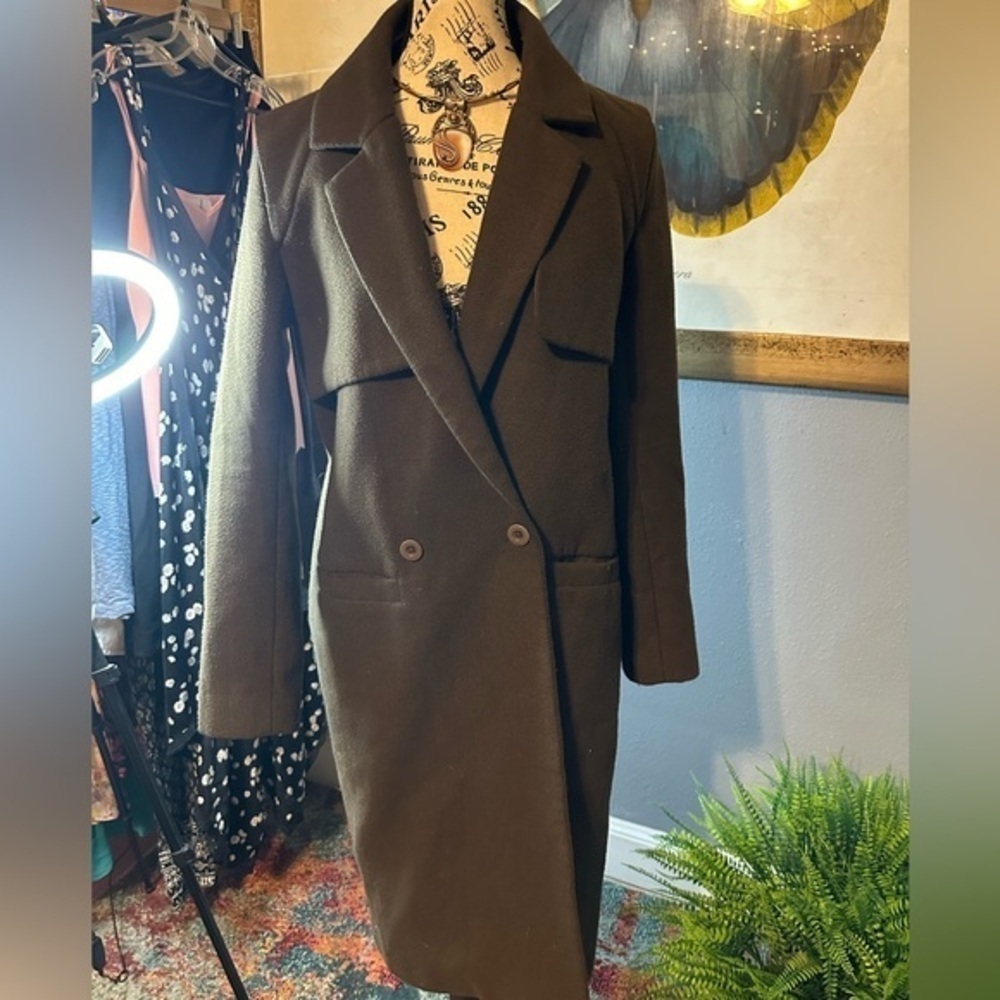 The Fifth Label olive green coat. Euc. Anthropologie brand